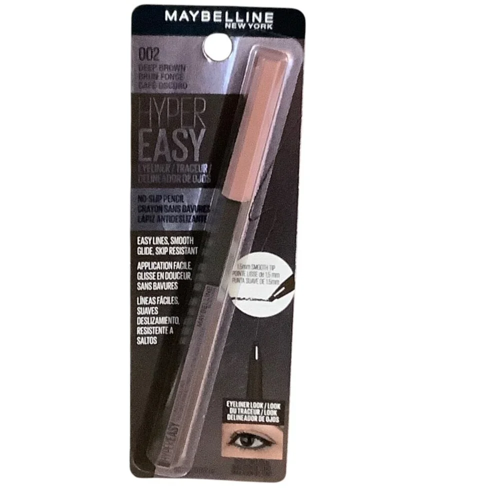 Maybelline Hyper Easy Eyeliner In Deep Brown 0.001 Oz Long-Lasting No-Slip Penci